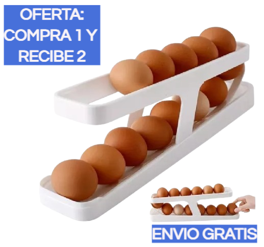 2x1 Dispensador Pequeño Para 14 Huevos