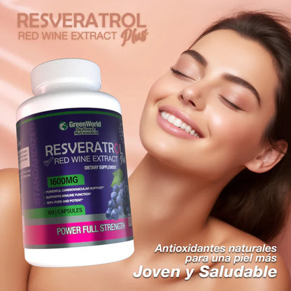 Resveratrol Plus: El Antioxidante Natural (60 Capsulas)