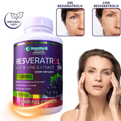 Resveratrol Plus: El Antioxidante Natural (60 Capsulas)