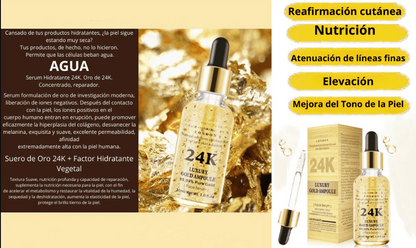 Serum Facial 24K Gold Antienvejecimiento