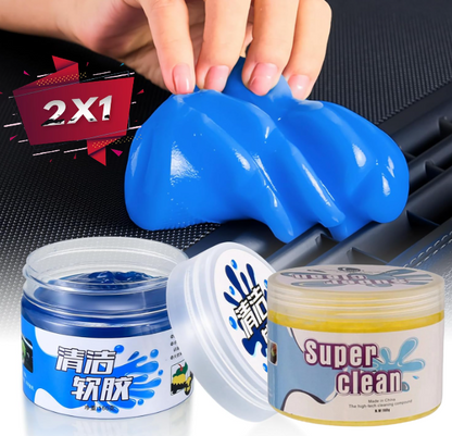 2x1 Gel Slime De Limpieza Limpiador Para Auto, Teclado y Mas