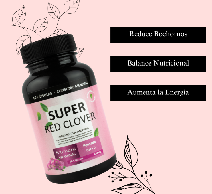 Super Red Clover: Potente Multivitamínico Para Hacer Frente a la Menopausia