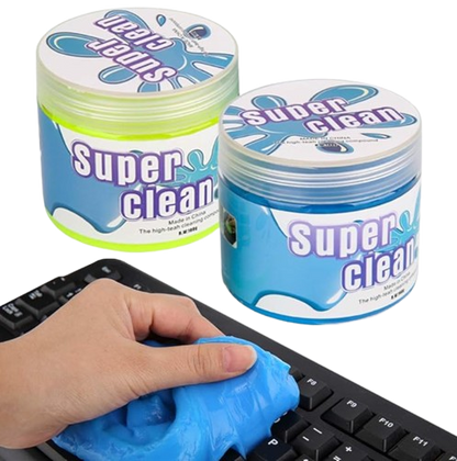 2x1 Gel Slime De Limpieza Limpiador Para Auto, Teclado y Mas